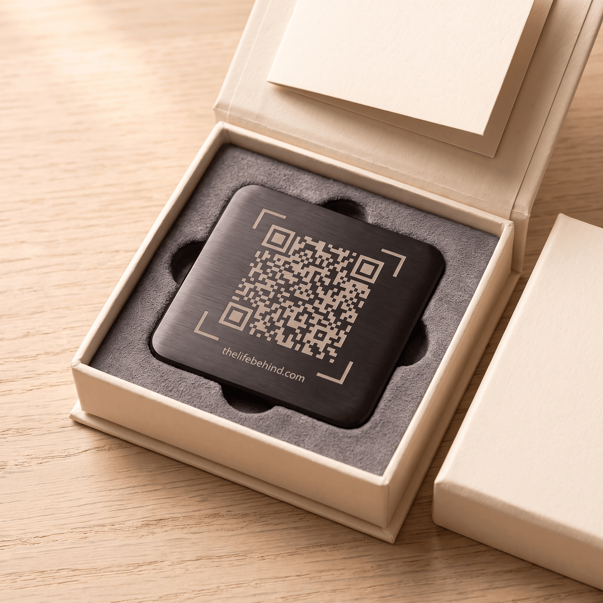 Memorial QR Code Plaque: Share The Life Behind The Name - The Life Behind