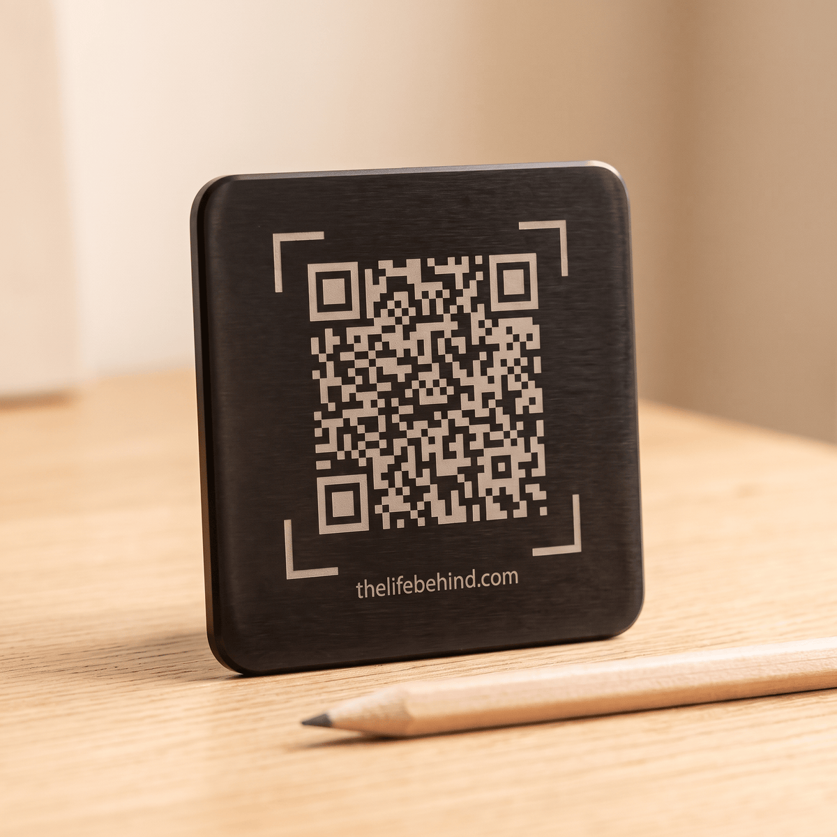 Memorial QR Code Plaque: Share The Life Behind The Name - The Life Behind