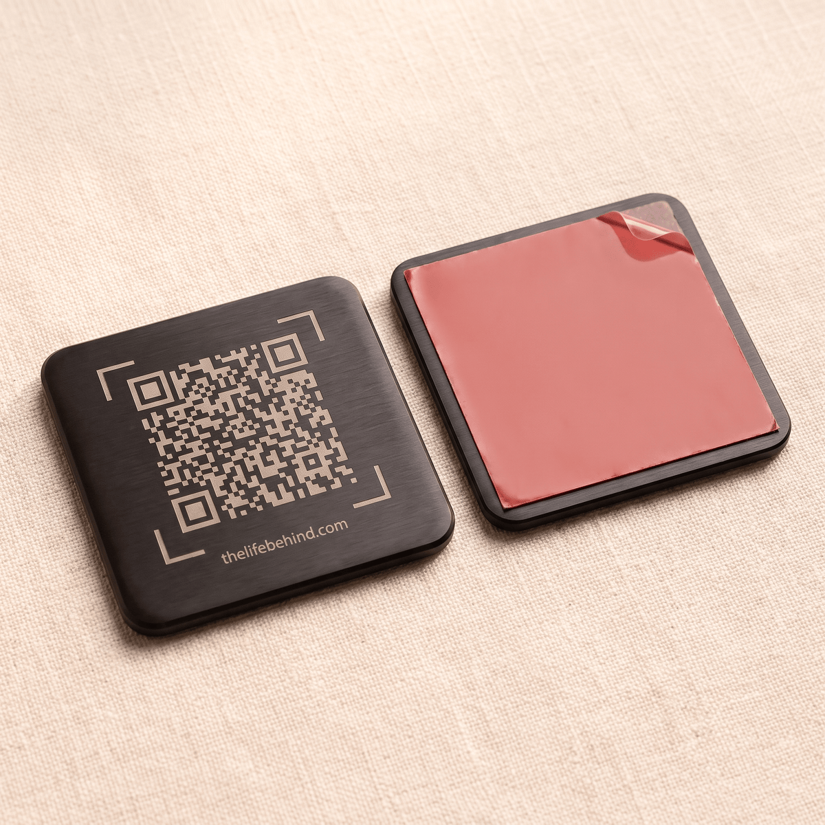 Memorial QR Code Plaque: Share The Life Behind The Name - The Life Behind